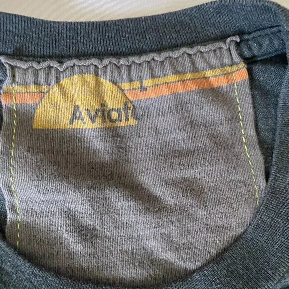 Aviator Nation Bolt Tee - Charcoal - Picture 3 of 5